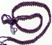 16 inch strand of 4mm Faceted Amethyst